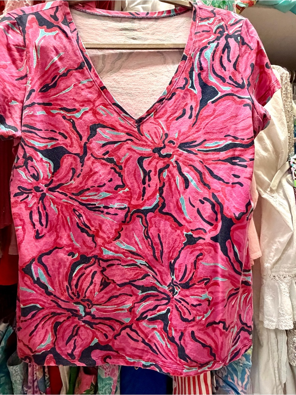 Lilly Pulitzer Michele V-Neck Top